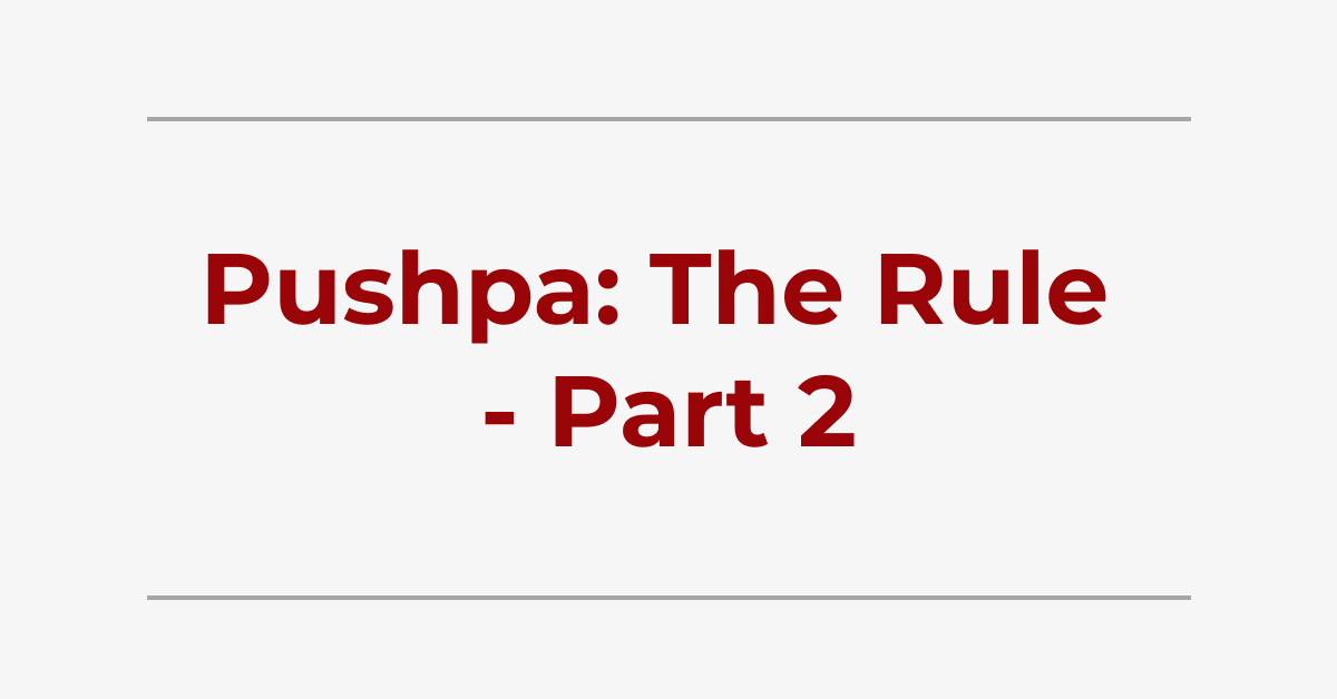 pushpa 2